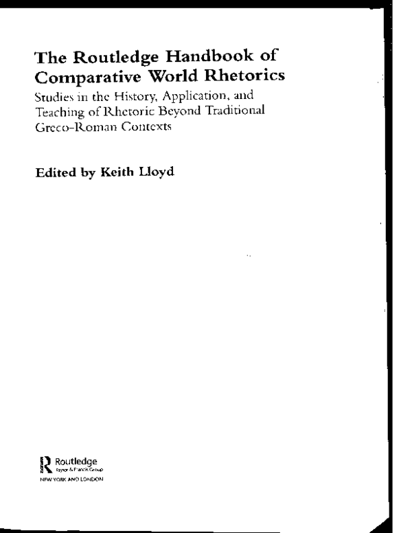 (PDF) A Comparative Cultural Rhetorics Approach to Indigenous Rhetorics ...