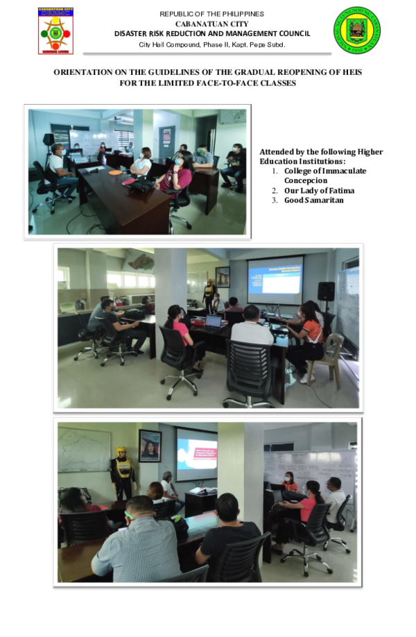 (PDF) DISASTER RISK REDUCTION AND MANAGEMENT COUNCIL
