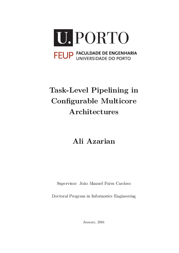 (PDF) Task-Level Pipelining in Configurable Multicore Architectures ...