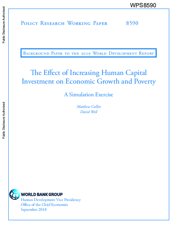 (PDF) The Effect of Increasing Human Capital Investment on Economic ...