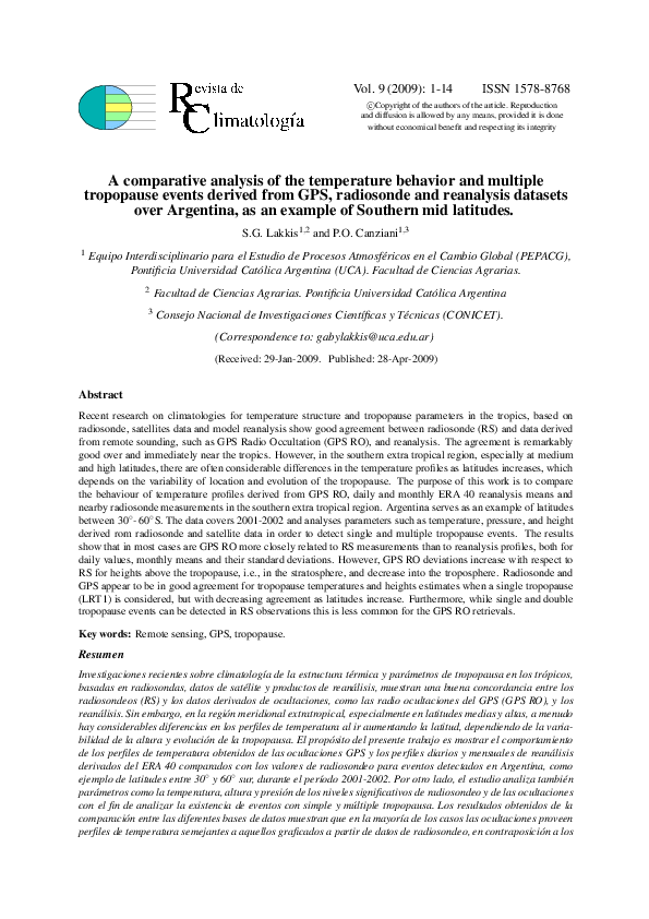 (PDF) A comparative analysis of the temperature behavior and multiple ...
