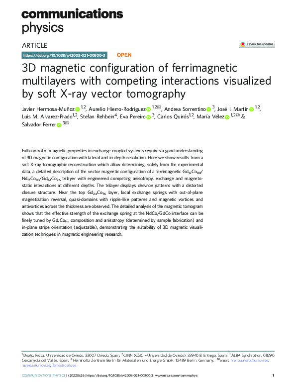 (PDF) 3D magnetic configuration of ferrimagnetic multilayers with ...