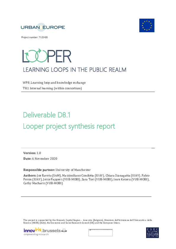 (PDF) Looper project synthesis report