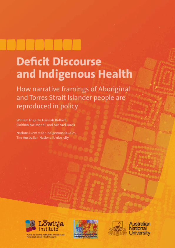 (PDF) Deficit discourse and Indigenous health: How narrative framings ...