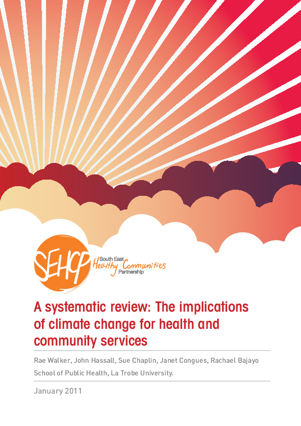 (PDF) A systematic review: The implications of climate change for ...