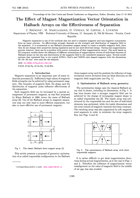 (PDF) The Effect of Magnet Magnetization Vector Orientation in Halbach ...