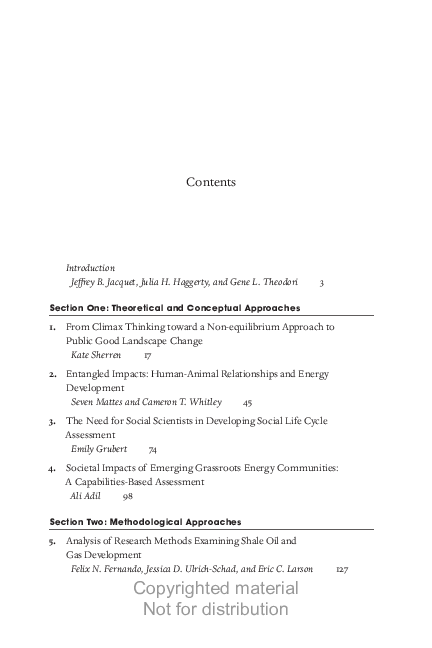 (PDF) Analysis of Research Methods Examining Shale Oil and Gas Development