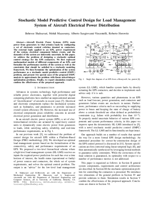 (PDF) Stochastic model predictive control design for load management ...