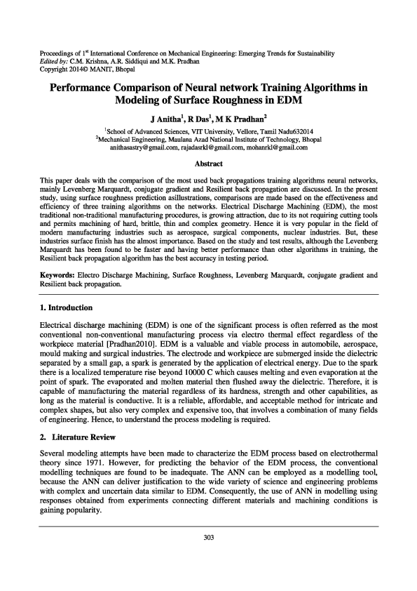 (PDF) Performance comparison of neural network training algorithms in ...