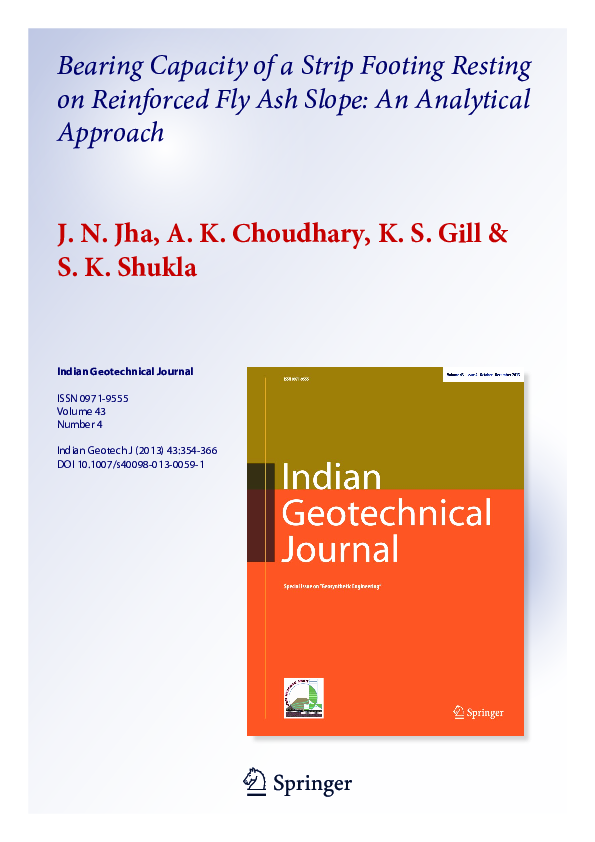 (PDF) Bearing capacity of strip footing resting on reinforced sand ...