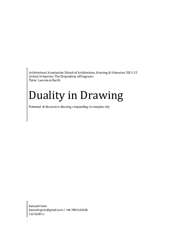 (PDF) Duality in Drawing