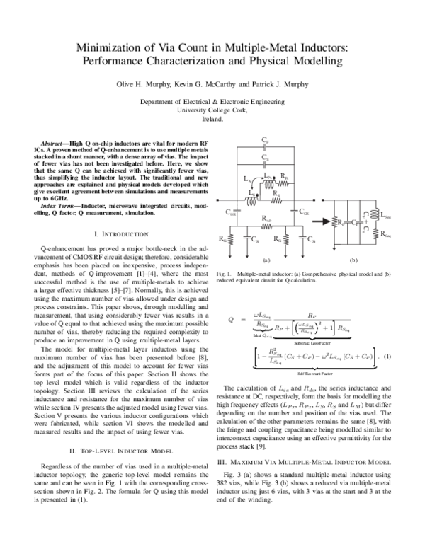 (PDF) Minimization of via count in multiple-metal inductors performance ...