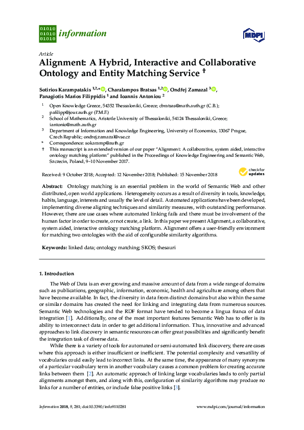 (PDF) Alignment: A Hybrid, Interactive and Collaborative Ontology and ...