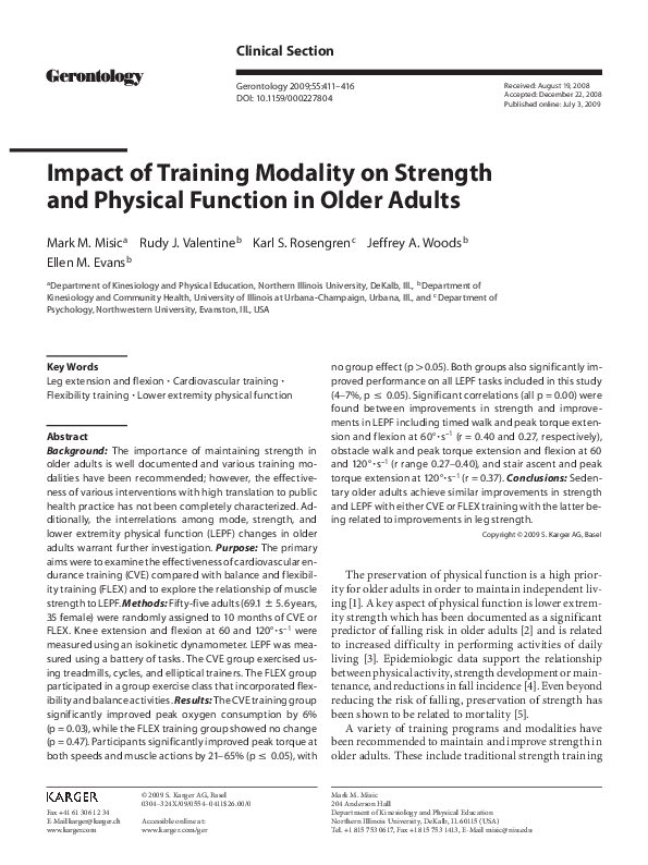 (PDF) Impact of Training Modality on Strength and Physical Function in ...