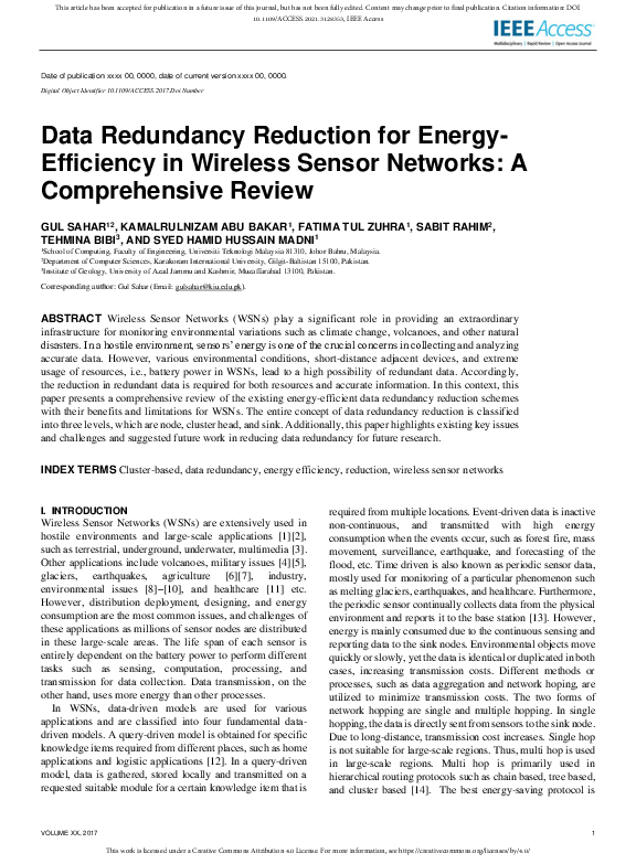 (PDF) Data Redundancy Reduction for Energy-Efficiency in Wireless ...