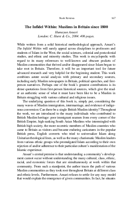 (PDF) The Infidel Within