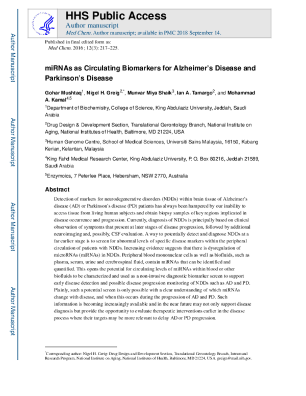 Alzheimer's Disease Research Paper | PDF | Alzheimer's Disease | Dementia