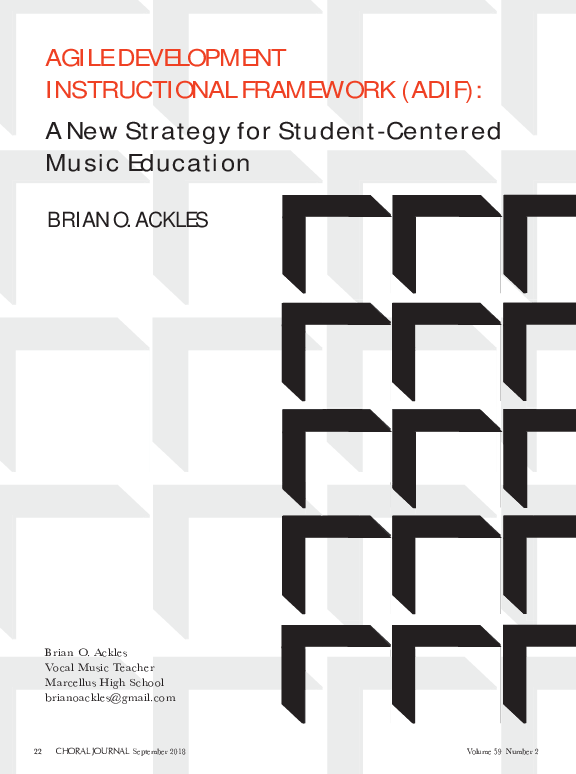(PDF) AGILE DEVELOPMENT INSTRUCTIONAL FRAMEWORK (ADIF): A New Strategy ...