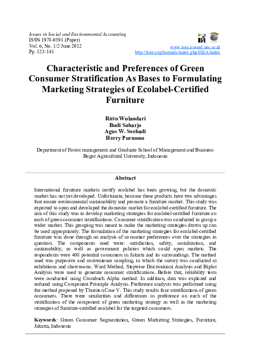 (PDF) Consumer Stratification As Bases to Formulating Marketing ...