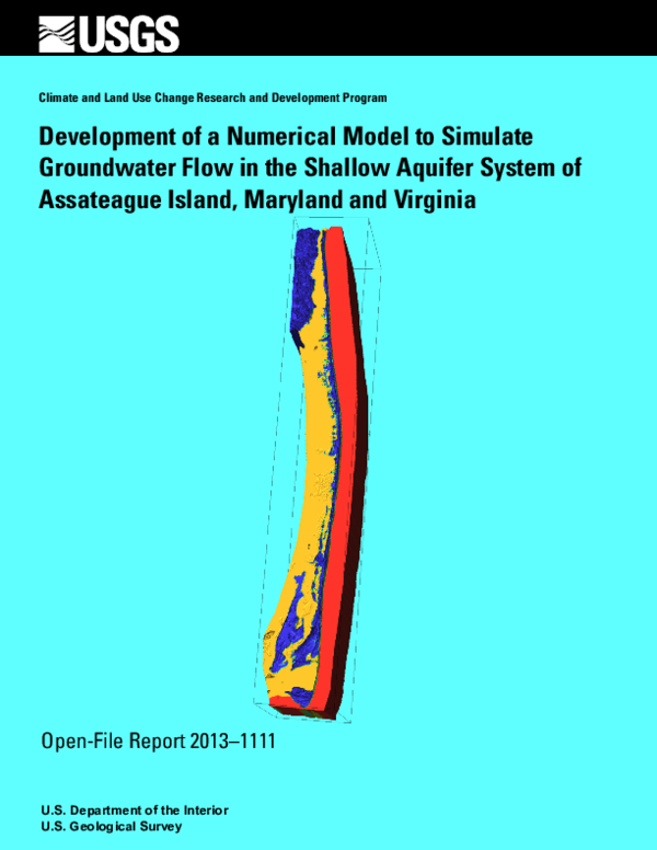(PDF) Development of a Numerical Model to Simulate Groundwater Flow in ...