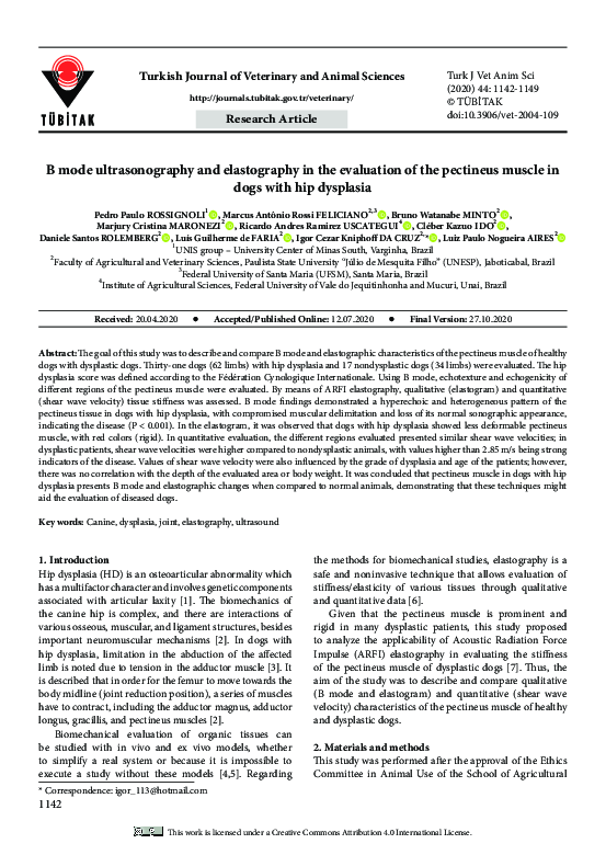 (PDF) B mode ultrasonography and elastography in the evaluation of the