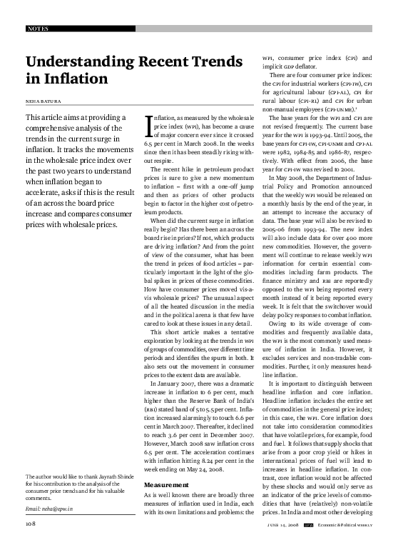 Inflation essay in english picture