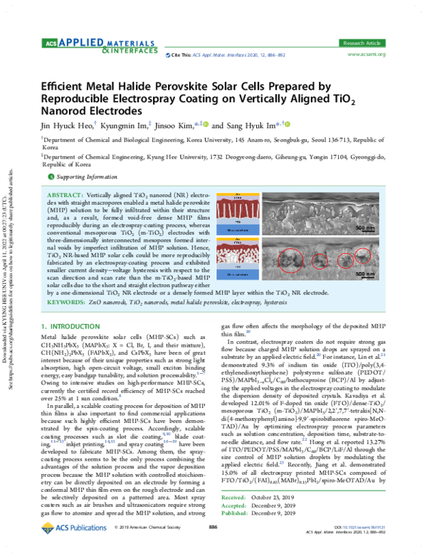(PDF) Efficient Metal Halide Perovskite Solar Cells Prepared by ...