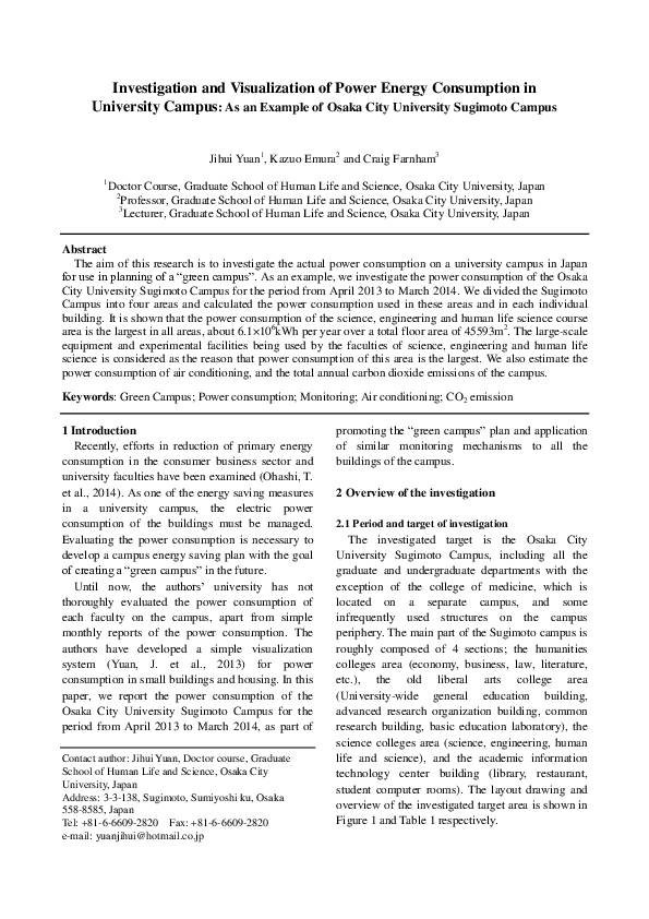 (PDF) Investigation and Visualization of Power Energy Consumption in ...