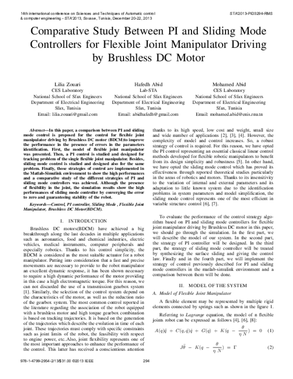 (PDF) Comparative study between PI and sliding mode controllers for ...