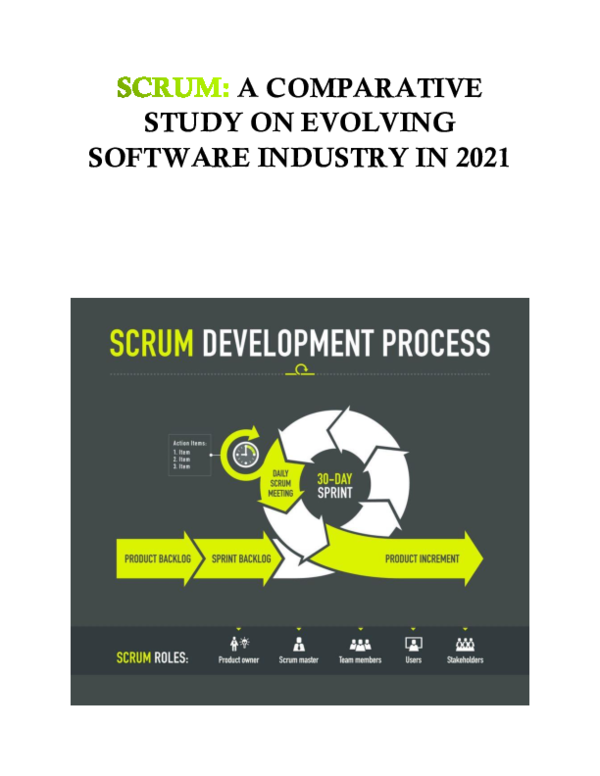 (PDF) A COMPARATIVE STUDY ON EVOLVING SOFTWARE INDUSTRY IN 2021