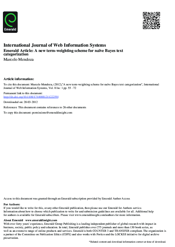 (PDF) International Journal of Web Information Systems