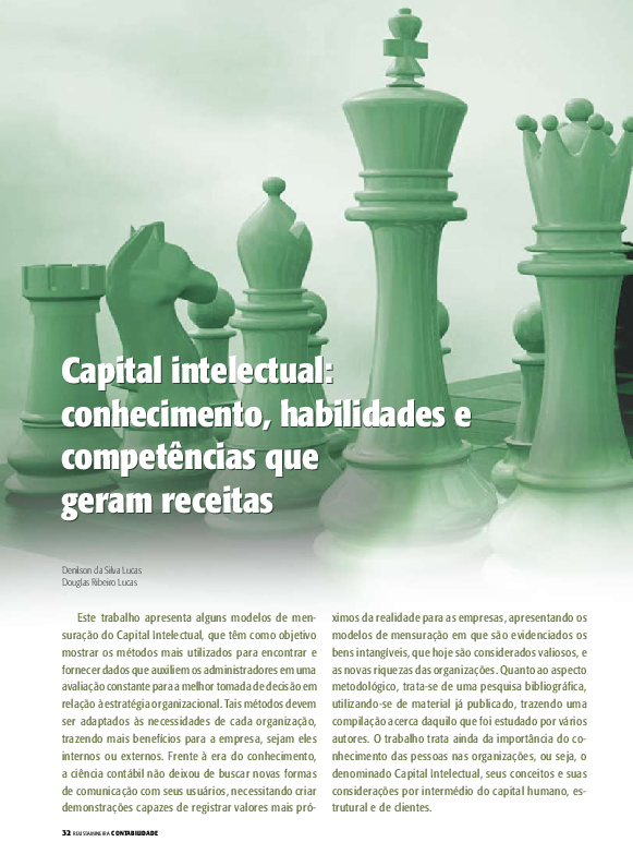 (PDF) Capital intelectual: conhecimento, habilidades e competências que ...