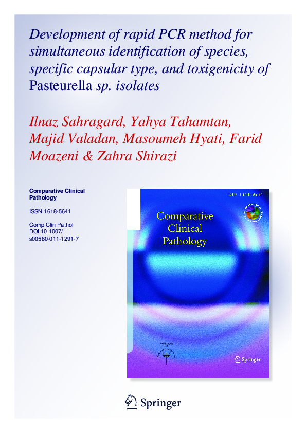 (PDF) Development of rapid PCR method for simultaneous identification ...