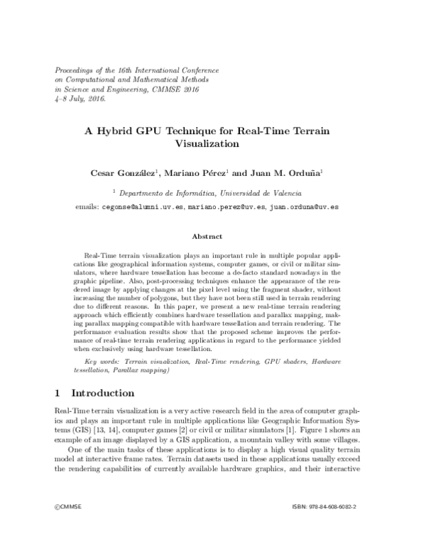 (PDF) A Hybrid GPU Technique for Real-Time Terrain Visualization