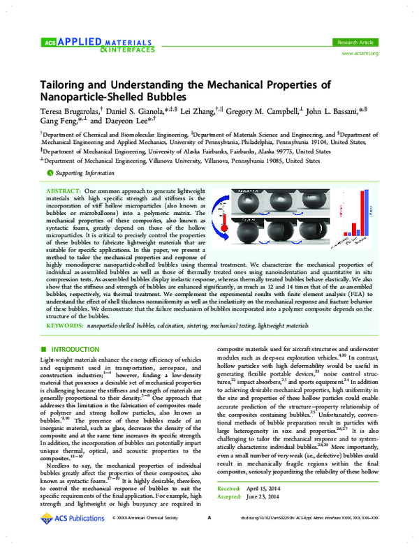 (PDF) Tailoring and understanding the mechanical properties of ...