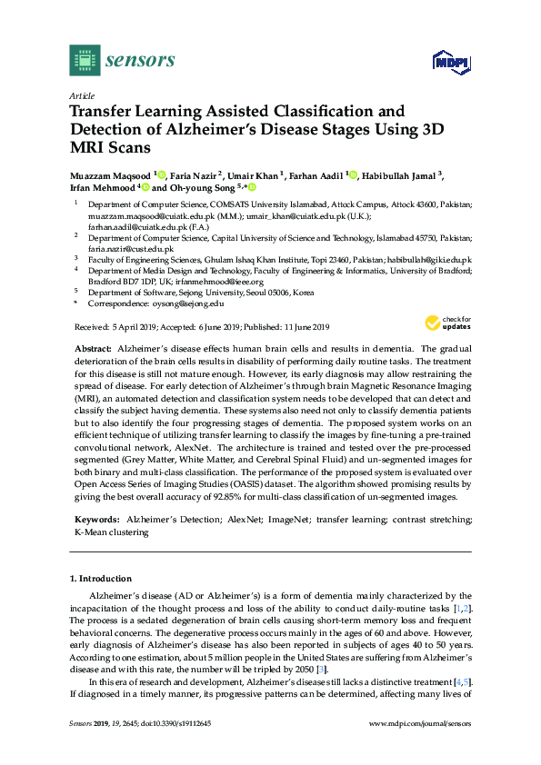 (PDF) Transfer Learning Assisted Classification and Detection of ...