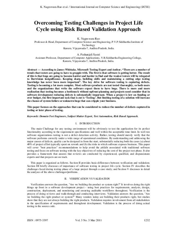 (PDF) K. Nageswara Rao et al. / International Journal on Computer ...
