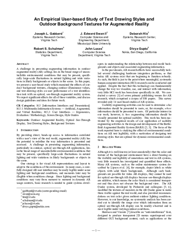 (PDF) An empirical user-based study of text drawing styles and outdoor ...