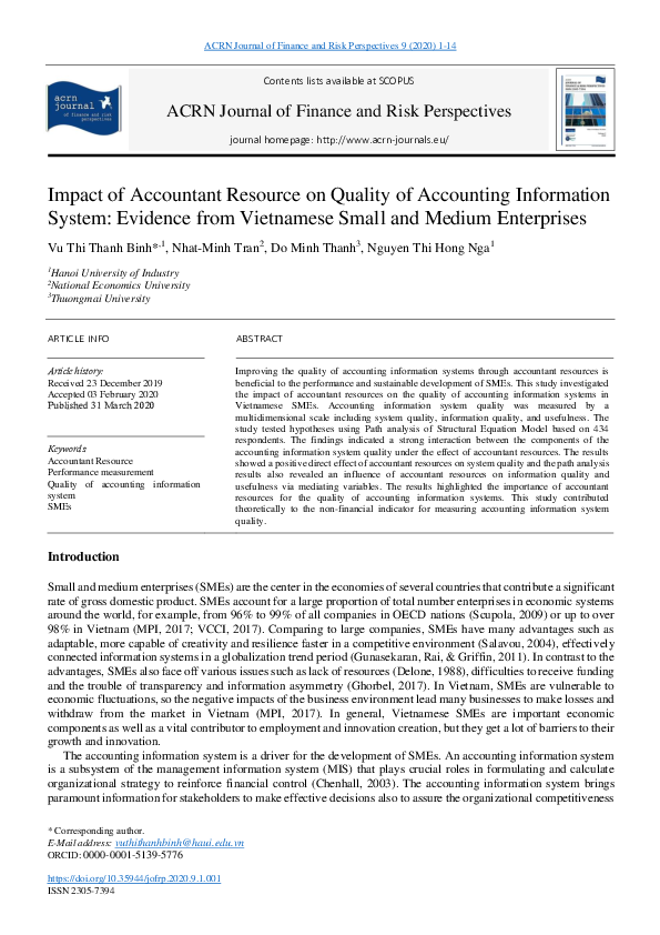 (PDF) Impact of Accountant Resource on Quality of Accounting ...