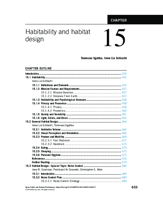 PDF) Space Safety and Human Performance