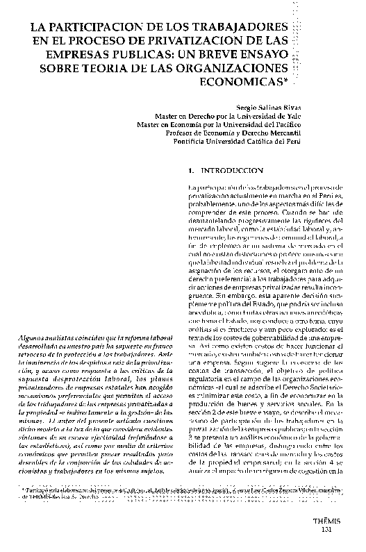 (PDF) La participación de los trabajadores en el proceso de ...