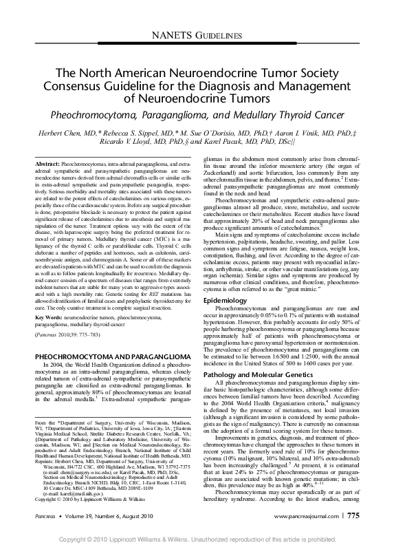 (PDF) NANETS Consensus Guideline for the Diagnosis and Management of ...