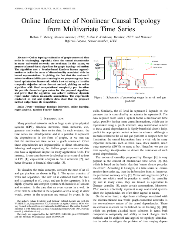 (PDF) Online Inference of Nonlinear Causal Topology from Multivariate ...