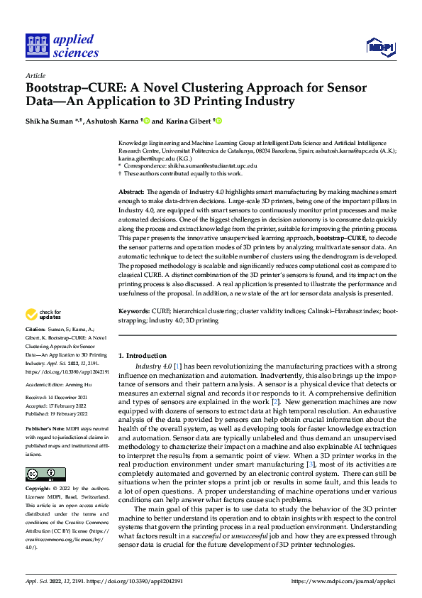 (PDF) Bootstrap–CURE: A Novel Clustering Approach for Sensor Data— An ...
