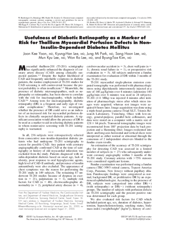 (PDF) Usefulness of diabetic retinopathy as a marker of risk for ...