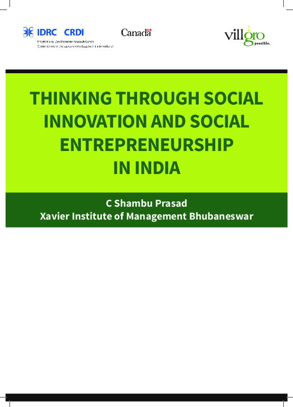 (PDF) Thinking Through Social Innovation And Social Entrepreneurship in ...