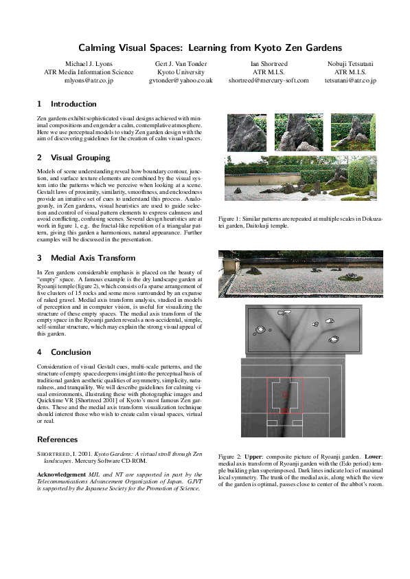 (PDF) Calming visual spaces