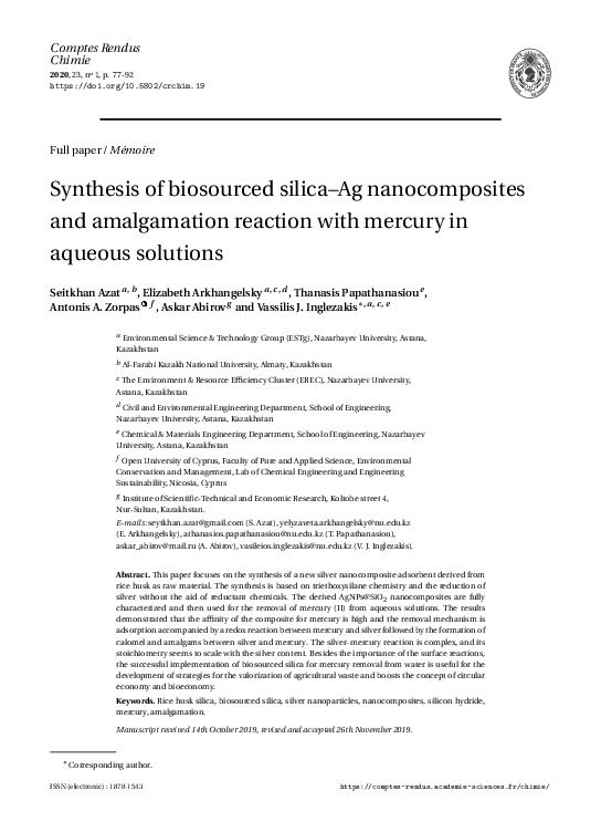 (PDF) Tuning of hydrogen peroxide etching during the synthesis of ...