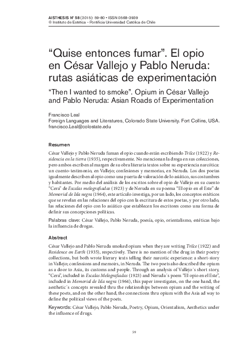 (PDF) Quise entonces fumar