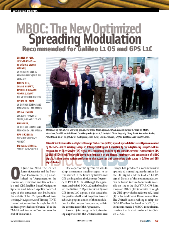 (PDF) MBOC The New Optimized Spreading Modulation for